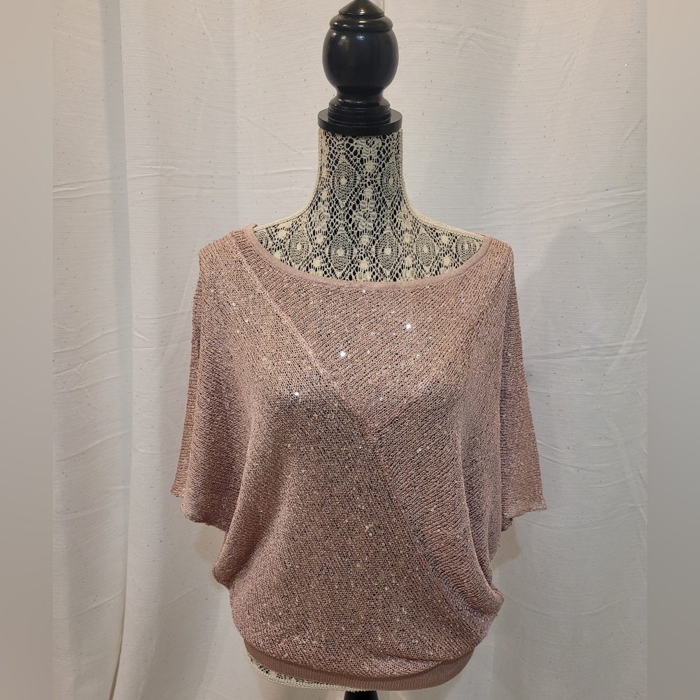 Matty Rose Gold Sequence Top Sz Medium
